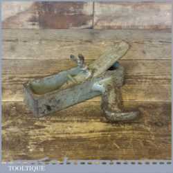 Rare Vintage & Unusual Ice Block Plane - Used To Take Shavings Off The Block