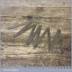Scarce John Rabone 1 Meter Concertina Folding Ruler Marked With Centimetres And Inches