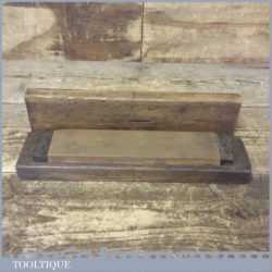 Vintage Boxed 8” x 2” Fine India Sharpening Oil Stone - Good Condition