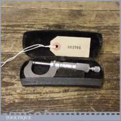 Vintage Moore & Wright No: 1961B Micrometer In Original Box - Good Condition
