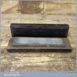 Vintage Boxed 8” x 2” Natural Welsh Slate Oil Or Honing Stone - Good Condition