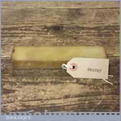 Vintage 6 ¼” x 1 3/8” Arkansas Lilly White Sharpening Oilstone - Good Condition