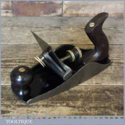 Scarce Vintage Stanley No: 112 Scraper Plane - Original Japanning Rosewood Handles