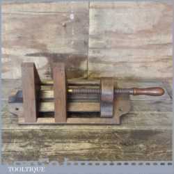 Antique Oak Mitre Jack Or Finishing Clamp - Good Condition