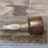 Old Lignum Vitae Wood Carving Mallet With Good Ash Handle - With Ebony Wedge