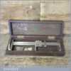 Vintage Grey Rushton Precision Vernier Height Gauge Engineering Tool - Boxed