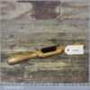 Unusual Craftsman Boxwood Spokeshave Type Scraper - Concaved Curved Sole