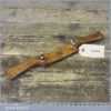 Vintage Adjustable Beech Wood Spokeshave Refurbished Ready For Use