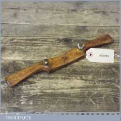 Vintage Adjustable Beech Wood Spokeshave Refurbished Ready For Use