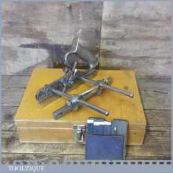 Vintage Record No: 044 Combination Plough Plane With Seven Cutters - Fully Refurbished