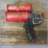 Vintage Set of 2 No: model B Antifyre Pistole Fire Extinguishers - In Original Rack