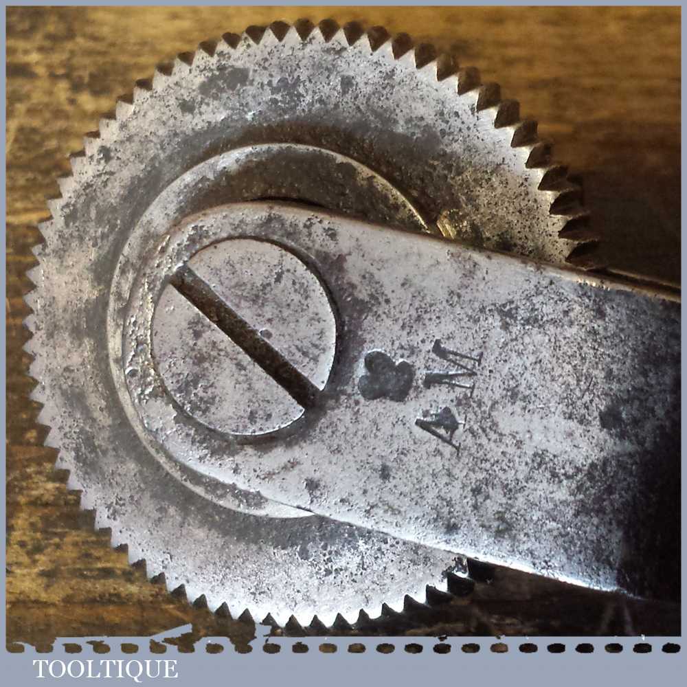 Vintage RAF Bookbinding Finishing Wheel Tool Stamped AM – Good ...