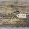 Vintage William Johnson 9” Leatherworking Cast Steel Square Leg Dividers - Good Condition