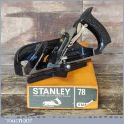 Vintage Boxed Stanley No: 78 Duplex Rabbet Plane - Good Condition