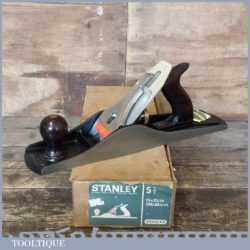 Vintage Boxed Stanley No: 5 ½ Fore Plane With Wooden Handles - Seen Little Use