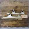 Rare Pair Record No: 8H & 8R Hollow & Round Fences For Record 405 Combination Plane