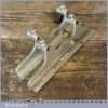 Rare Pair Record No: 10H & 10R Hollow & Round Fences For Record 405 Combination Plane