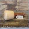 Beech Wood Carving Mallet With Mahogany Handle - Good Condition
