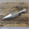 Vintage Quality Engine Turned Engineer’s 6” Long Plumb Bob - Good Condition