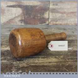 Vintage Beech Wood Carvers Mallet - Good Condition