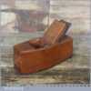 Vintage Griffiths Of Norwich Beech Wood Coffin Plane With Steel Sole