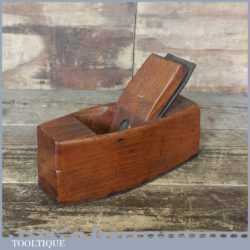 Vintage Griffiths Of Norwich Beech Wood Coffin Plane With Steel Sole