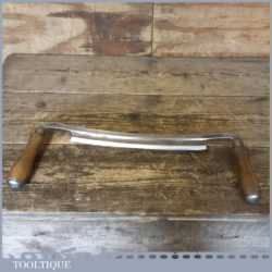 Vintage Pexto Drawknife With 10” Convex Cutting Edge - Sharpened Honed