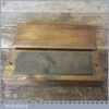 Vintage 6” x 2” Washita Oil Stone In Pine Box - Good Condition