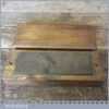 Vintage 6” x 2” Washita Oil Stone In Pine Box - Good Condition