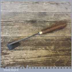 Vintage 1/4” Wide Herring Bros London Wood Carving Gouge Chisel - Sharpened