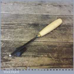 Vintage Ward & Payne 7/16” Wood Carving Gouge - Sharpened Honed