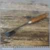 Vintage 1/4” Wide Marples & Sons No: 7 Wood Carving Gouge Chisel - Sharpened