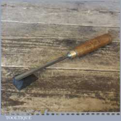 Vintage 1/4” Wide Marples & Sons No: 7 Wood Carving Gouge Chisel - Sharpened