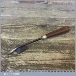 Vintage 9/32” Wide SJ Addis No: 26 Wood Carving Spoon Gouge Chisel - Sharpened