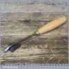 Vintage 1/4” Wide SJ Addis Wood Carving Spoon Gouge Chisel - Sharpened