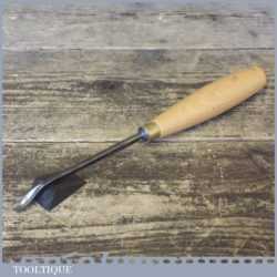 Vintage 1/4” Wide SJ Addis Wood Carving Spoon Gouge Chisel - Sharpened