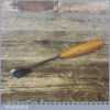Vintage ¼” Henry Taylor Acorn Carving Reverse Spoon Gouge Chisel - Sharpened