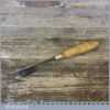 Vintage 3/16” I Sorby Wood Carving Straight Gouge Chisel - Sharpened