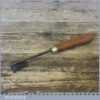 Vintage 5/32” JB Addis Wood Carving Straight Gouge Chisel - Sharpened