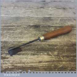 Vintage 5/32” JB Addis Wood Carving Straight Gouge Chisel - Sharpened