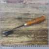 Vintage ¼” Moulson Brothers Carving Straight Gouge Chisel - Sharpened