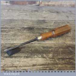 Vintage ¼” Moulson Brothers Carving Straight Gouge Chisel - Sharpened