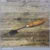 Vintage 1/8” SJ Addis No: 21 Wood Carving Spoon Bit Chisel - Sharpened