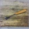 Vintage 9/32” Herring Bros London Carving Square Spoon Gouge Chisel - Sharpened