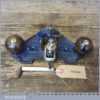 Vintage Record No: 071 Hand Router Plane - 2 No: Cutters Complete With Guides