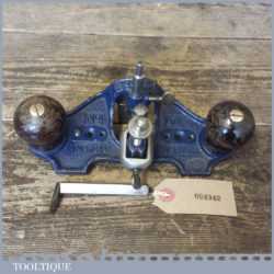 Vintage Record No: 071 Hand Router Plane - 2 No: Cutters Complete With Guides