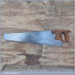 Vintage Taylor Brothers 21” Superior Warranted 6 tpi Cross Cut Saw - Sharpened