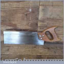 Vintage Spear & Jackson 12” Steel Back Tenon Saw - Freshly Jointed Sharpened