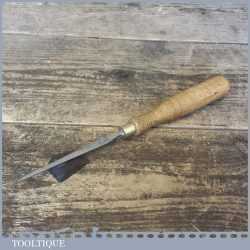 Vintage I Sorby 3/32” Wood Carving Chisel Ash Handle - Sharpened Honed