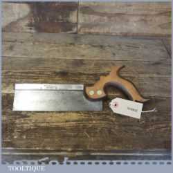 Vintage 10” Thomas Ibbotson & Co Steel Back Dovetail Saw With 15 tpi - Sharpened